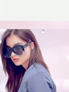 Quay Australia Day Oversized Square Back Sunglasses